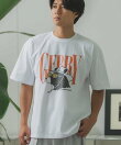 GERRY *SIDEWAY STANCE 別注コラボ プリント 長袖Tシャツ