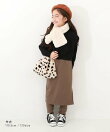 RICH WARM 裏シャギー 10分丈 無地 ロングスカッツ スカッツ 10分丈 スカート 25AW