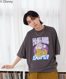 JUNRed 【 DISNEY / ディズニー 】ドーピー / ハーフスリーブTシャツ ジュンレッド トップス カットソー・Tシャツ グレー ホワイト【送料無料】