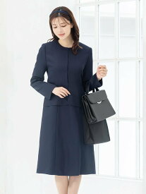 AddRouge お受験スーツ ワンピース ジャケット 夏 ネイビー 前開き 大きいサイズ アッドルージュ スーツ・フォーマル スーツワンピース ネイビー【送料無料】