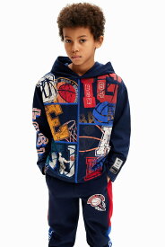 【SALE／50%OFF】Desigual FRIENDS MICKEY Tシャツロングスリーブ デシグアル トップス パーカー・フーディー ネイビー
