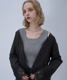 HARE 2WAYランダムリブラメタンクトップ ハレ トップス その他のトップス イエロー パープル シルバー オレンジ ブラック グリーン ピンク【送料無料】