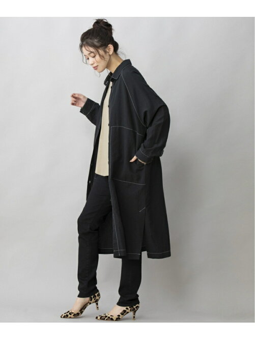 Munich ヴィスコースリネンコットンクロス シャツワンピース アウター Rakuten Fashion 楽天ファッション 旧楽天ブランドアベニュー Cj3603