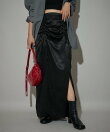 ギャザーリボンサテンスカート 24AW