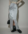 ギャザーリボンサテンスカート 24AW