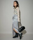 ギャザーリボンサテンスカート 24AW