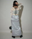 ギャザーリボンサテンスカート 24AW