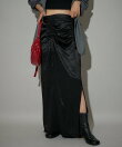 ギャザーリボンサテンスカート 24AW