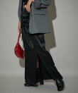 ギャザーリボンサテンスカート 24AW