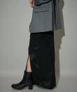 ギャザーリボンサテンスカート 24AW