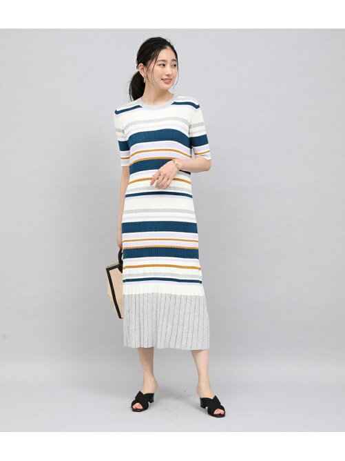 Rope マルチボーダーニットワンピース Rakuten Fashion 楽天ファッション 旧楽天ブランドアベニュー R