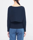 【WEB&一部店舗限定】レイヤードリブニットプルオーバー