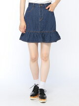 【BROWNY】(L)フリルミニスカート