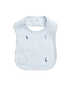 POLO RALPH LAUREN (ベビー)Polo ポニー コットン インターロック ビブ ラルフローレン マタニティウェア・ベビー用品 スタイ・よだれかけ ブルー【送料無料】