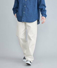 【SALE／40%OFF】coen デニムワイドイージーパンツ(セットアップ対応) コーエン パンツ ジーンズ・デニムパンツ ネイビー ホワイト