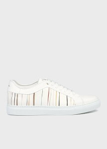 Paul Smith "Signature Pinstripe" �X�j�[�J�[ �|�[���E�X�~�X �V���[�Y�E�C ���̑��̃V���[�Y�E�C �z���C�g �l�C�r�[�y���������z