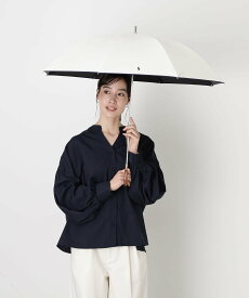 POLO RALPH LAUREN 【WEB限定/遮光率100%/遮熱/UV】POLO RALPH LAUREN（ポロ ラルフローレン）晴雨兼用日傘 無地 オーバーロック刺繍 長傘 ムーンバット ファッション雑貨 傘・長傘 ホワイト ベージュ ネイビー ブラック【送料無料】