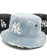 NEW ERA ニューエラ バケットハット スプラッシュペイント ONSPOTZ別注 オンスポッツ 帽子 ハット ブラッ…