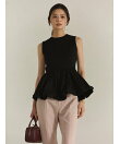 シルクタッチコットンバルーンヘムドッキングTシャツ