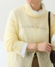 モヘア混タートルニット