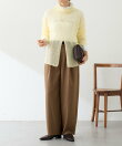 モヘア混タートルニット