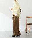 モヘア混タートルニット