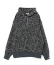 A BATHING APE NEON CAMO JACQUARD RELAXED FIT PULLOVER HOODIE ア ベイシング エイプ トップス パーカー・フーディー グレー【送料無料】