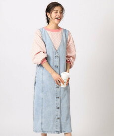 【SALE／30%OFF】SHOO・LA・RUE 【3WAY】ジレにもなるデニムジャンスカ シューラルー ワンピース・ドレス その他のワンピース・ドレス ブルー ネイビー