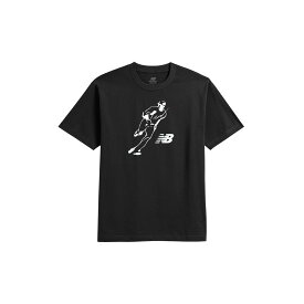 【SALE／40%OFF】New Balance 大谷翔平 ジュニアグラフィックショートスリーブTシャツ ニューバランス トップス カットソー・Tシャツ ブラック ホワイト