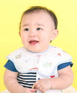 SLAP SLIP BABY 【お揃い】モチーフ総柄ガーゼスタイベビー ベベ オンライン ストア マタニティウェア・…