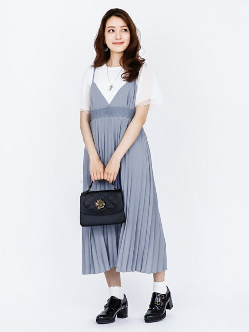 Axes Femme W プリーツキャミワンピース Rakuten Fashion 楽天ファッション 旧楽天ブランドアベニュー Bg6606