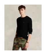 POLO RALPH LAUREN ケーブルニット コットン セーター ラルフローレン トップス ニット ブラック【送料無…