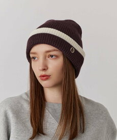 Chapeau d' O Chapeau d' O Line Rib Knit Watch / シャポードオー オーバーライド 帽子 ニット帽・ビーニー ブラック ホワイト レッド【送料無料】