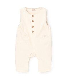 【SALE／20%OFF】petit main デニムサロペット ナルミヤオンライン マタニティウェア・ベビー用品 ベビートップス ホワイト ネイビー