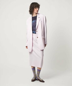 【SALE／60%OFF】6(ROKU) ＜6(ROKU)＞ビッグ ロング テーラード ジャケット ビューティー＆ユース　ユナイテッドアローズ ジャケット・アウター テーラードジャケット・ブレザー グレー ピンク【送料無料】