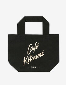 CAFE KITSUNE Cafe Kitsune/(U)CAFE KITSUNE MINI TOTE メゾン キツネ バッグ トートバッグ ブラック ホワイト
