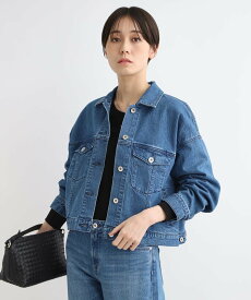 【SALE／60%OFF】INDIVI 【トレンド!/ストレッチ/SETUP可能】ベーシックデニムジャケット インディヴィ ジャケット・アウター デニムジャケット ブルー【送料無料】