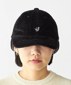 【SALE／15%OFF】SHIPS MEN 【WEB限定】SHIPS: ワンポイント ロゴ 刺繍 コーデュロイ ボア オーバーフィット キャップ シップス 帽子 キャップ ブラック ベージュ グリーン ネイビー【送料無料】