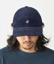 SHIPS MEN 【WEB限定】SHIPS: ワンポイント ロゴ 刺繍 コーデュロイ ボア オーバーフィット キャップ シップス 帽子 キャップ ブラック ベージュ グリーン ネイビー【送料無料】
