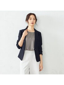 【SALE／30%OFF】COMME CA ISM ★TVドラマ着用商品★ テーラード ジャージー ジャケット ＜ストレッチ ウォッシャブル 吸水速乾 日本素材 ＞ コムサイズム コート/ジャケット テーラードジャケット ネイビー ホワイト グレー【送料無料】