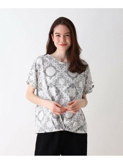 Shoo La Rue S L バンダナ総柄プリントtシャツ Rakuten Fashion 楽天ファッション 旧楽天ブランドアベニュー Db8608