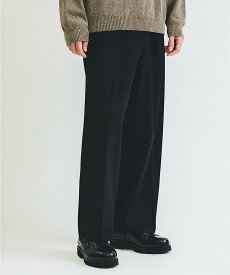 ABAHOUSE LASTWORD デニムライク ワイドストレート スラックス / ワイドパンツ アバハウス パンツ その他のパンツ ネイビー ベージュ ホワイト ブラック グレー【送料無料】