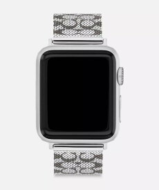 COACH OUTLET 【公式】APPLE WATCH(R) ストラップ・38MM/40MM/41MM コーチ　アウトレット アクセサリー・腕時計 その他のアクセサリー・腕時計 シルバー【送料無料】