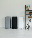 Galva/ゴミ箱 スクエアダストボックス 30L 《マットブラック》