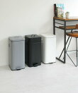 Galva/ゴミ箱 スクエアダストボックス 30L 《マットブラック》