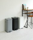 Galva/ゴミ箱 スクエアダストボックス 30L 《マットブラック》