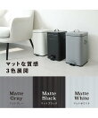 Galva/ゴミ箱 スクエアダストボックス 30L 《マットブラック》