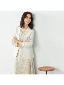 【SALE／30%OFF】COMME CA ISM ノーカラー ジャージージャケット ＜日本素材 ウォッシャブル 吸水速乾 ストレッチ＞ コムサイズム コート/ジャケット ノーカラージャケット グレー ホワイト ネイビー【送料無料】