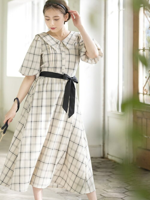 Misch Masch 衿付きチェックワンピース 美人百花4月号掲載 Rakuten Fashion 楽天ファッション 旧楽天ブランドアベニュー Et6609