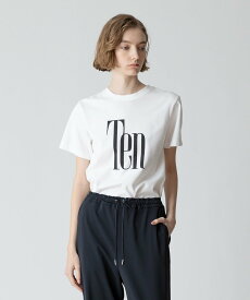 allureville コーマ天竺プリントT アルアバイル トップス カットソー・Tシャツ ホワイト ベージュ グレー【送料無料】